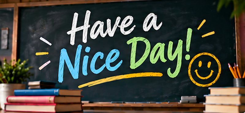 Chalkboard Smile background